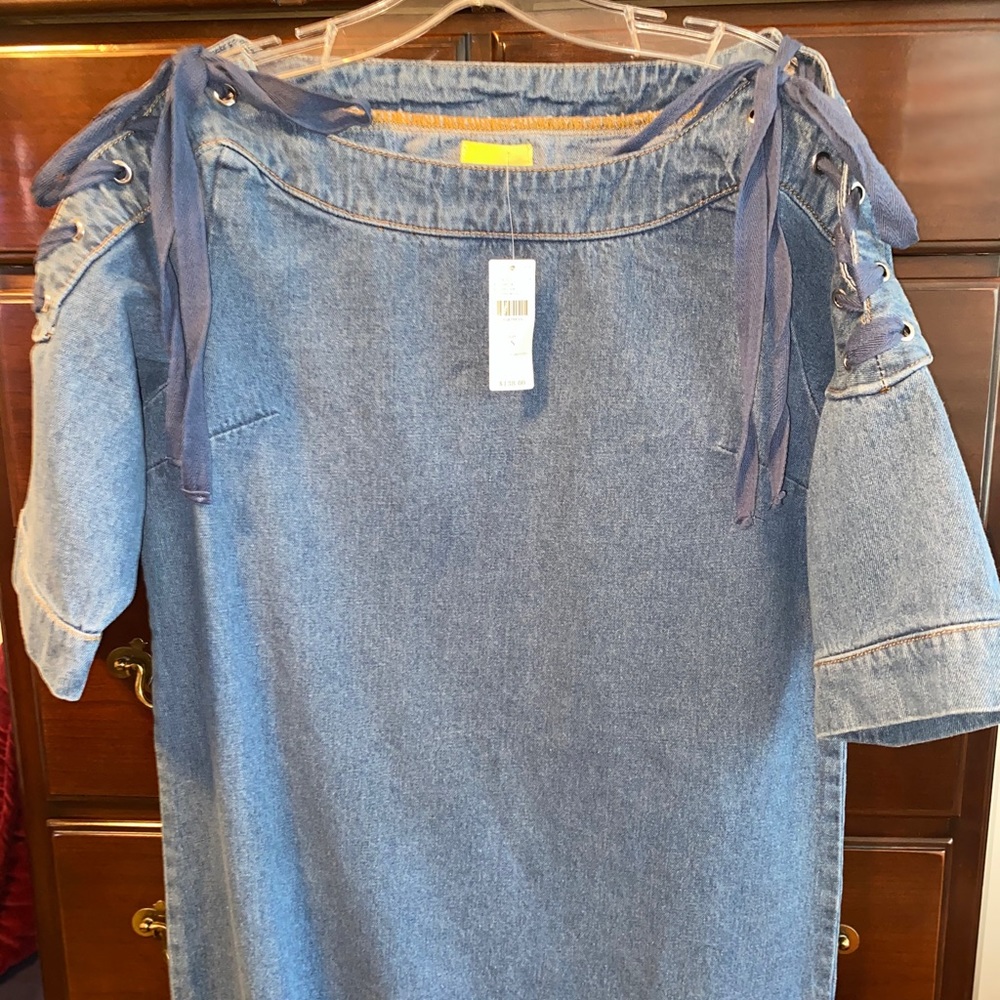 New with tag Anthropologie denim dress